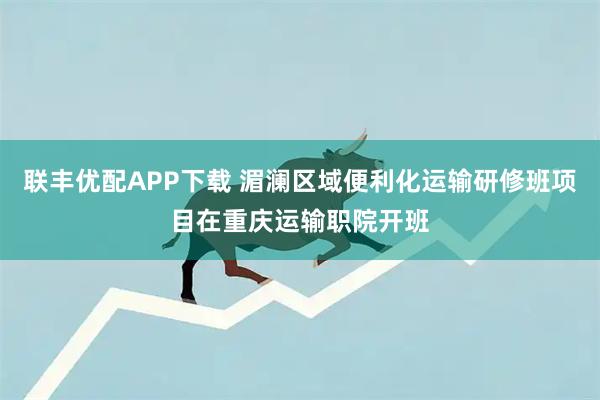 联丰优配APP下载 湄澜区域便利化运输研修班项目在重庆运输职院开班